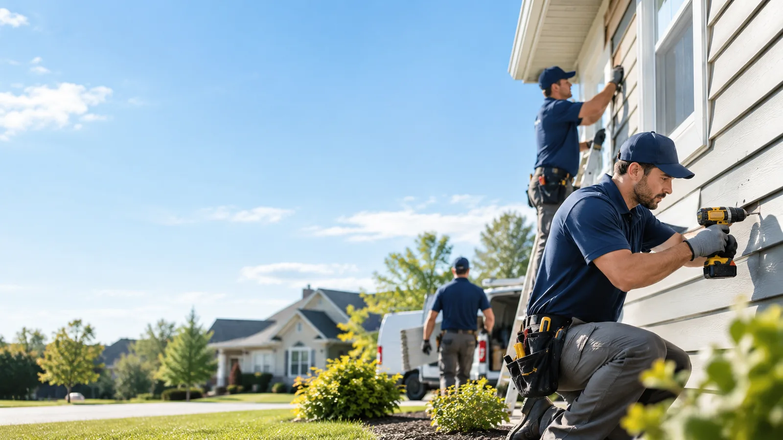 Partial Siding Replacement in White House, TN
